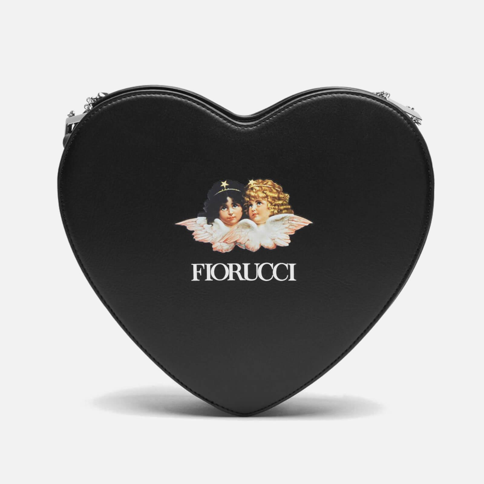 Fiorucci Angels Heart Embellished Faux Leather Bag in Black Lyst