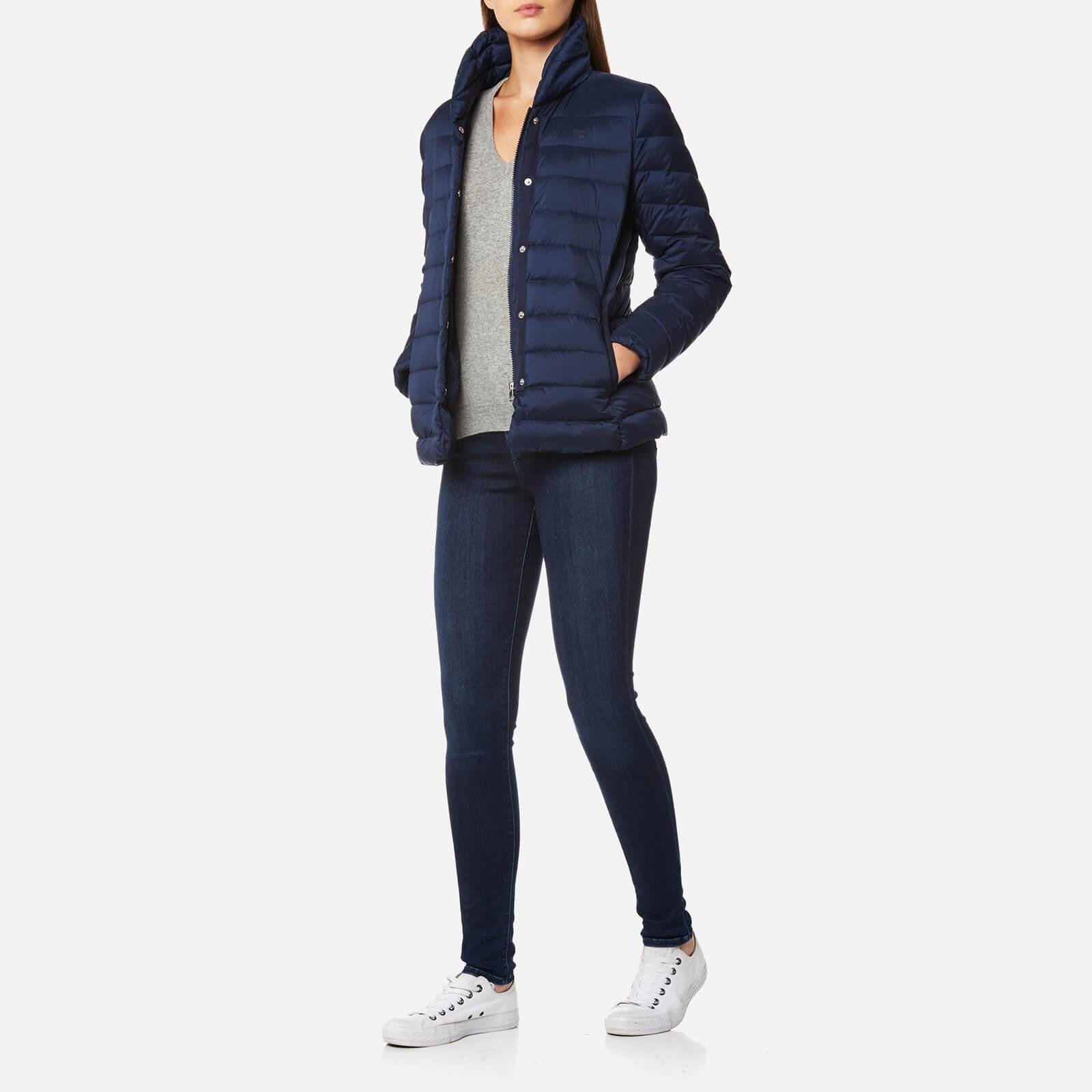 GANT Synthetic Lightweight Down Jacket in Blue - Lyst