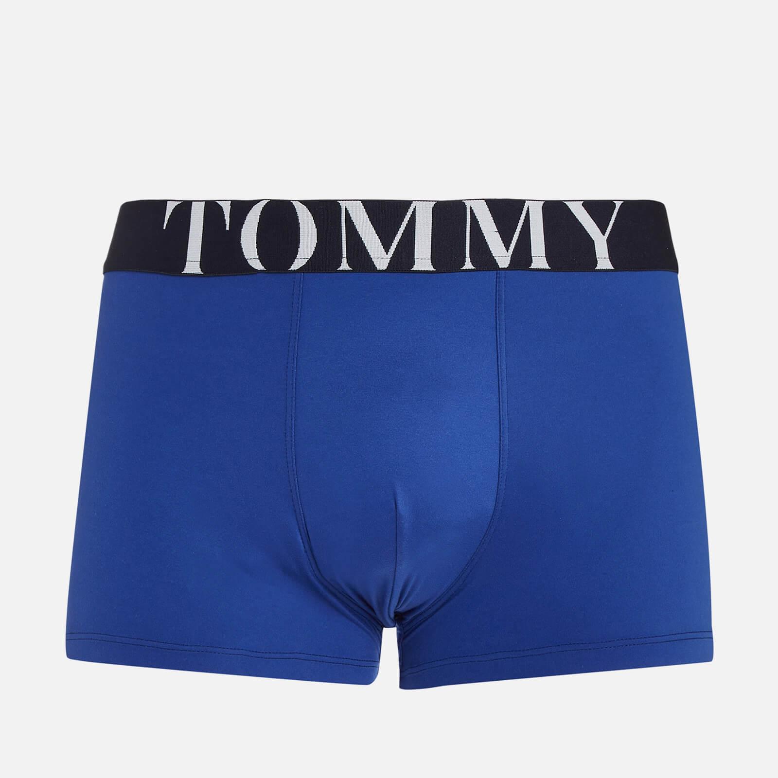 Tommy Hilfiger Waistband Nylon-blend Trunks in Blue for Men | Lyst