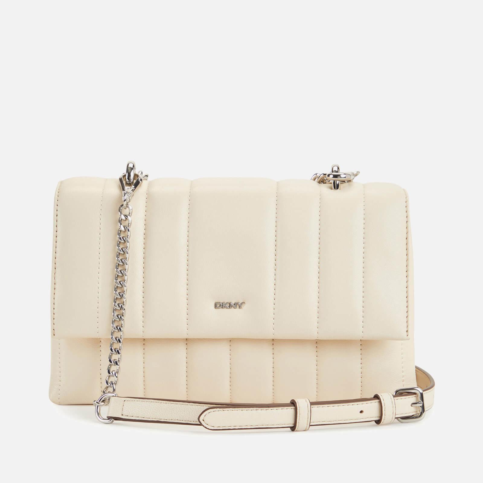 DKNY White Shoulder Bags