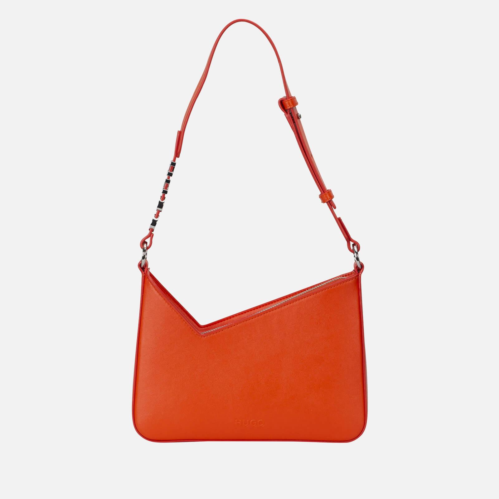 HUGO Mel Faux Leather Shoulder Bag in Red | Lyst