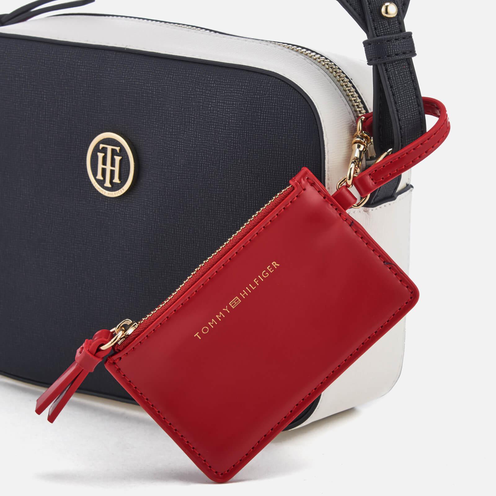 Tommy Hilfiger Leather The Signature Strap Camera Bag in Blue Lyst