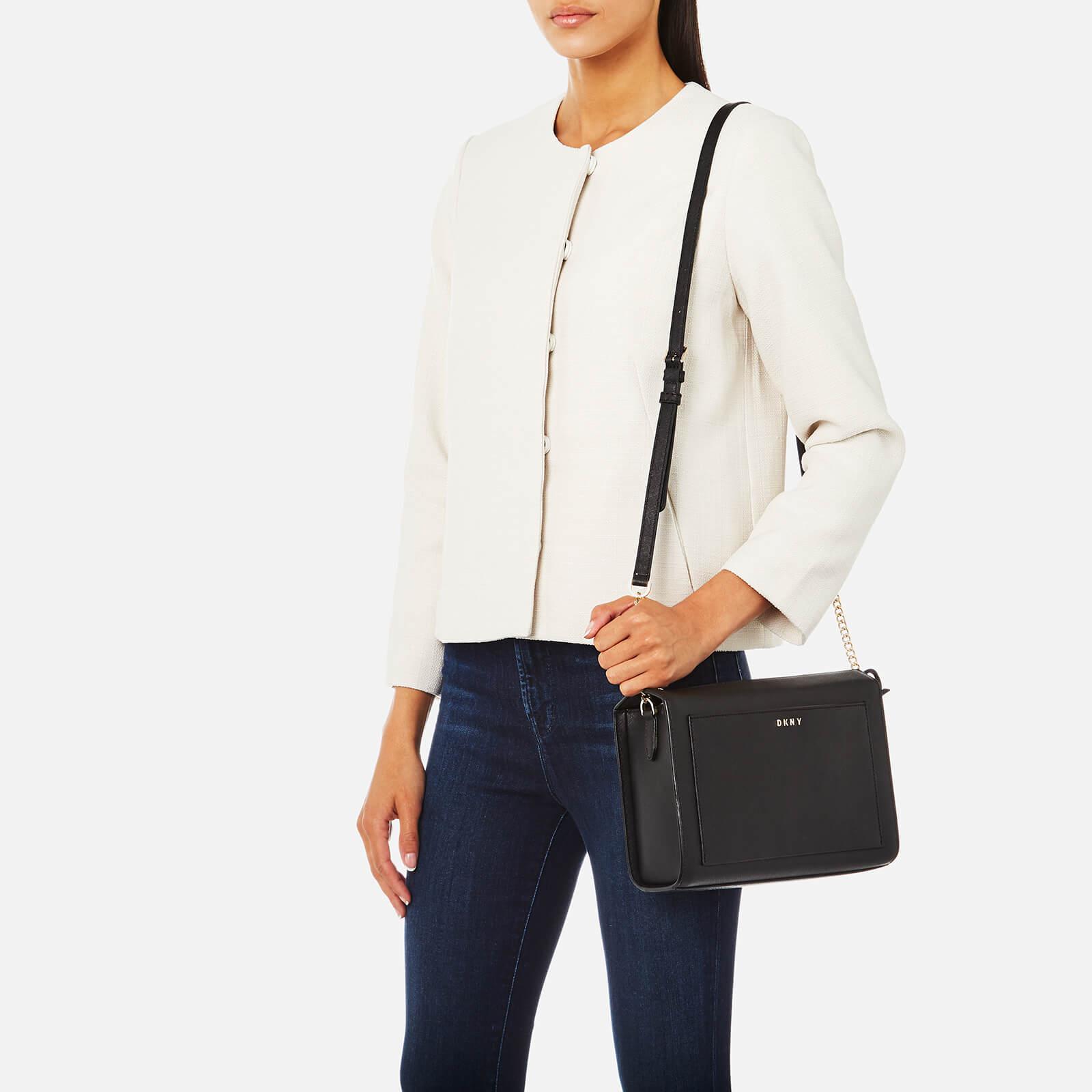 DKNY Leather Bryant Park Medium Box Cross Body Bag - Lyst