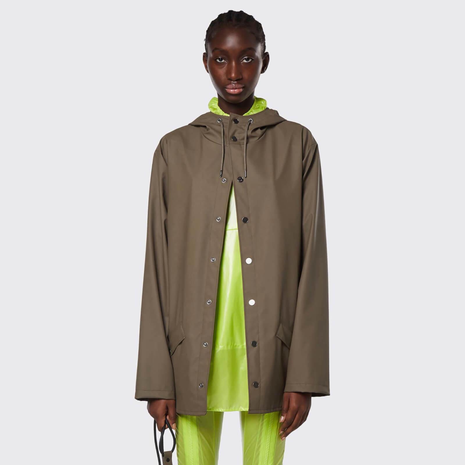 - Save 14% Womens Coats Rains Coats Rains Long Rain Jacket in Brown Green 
