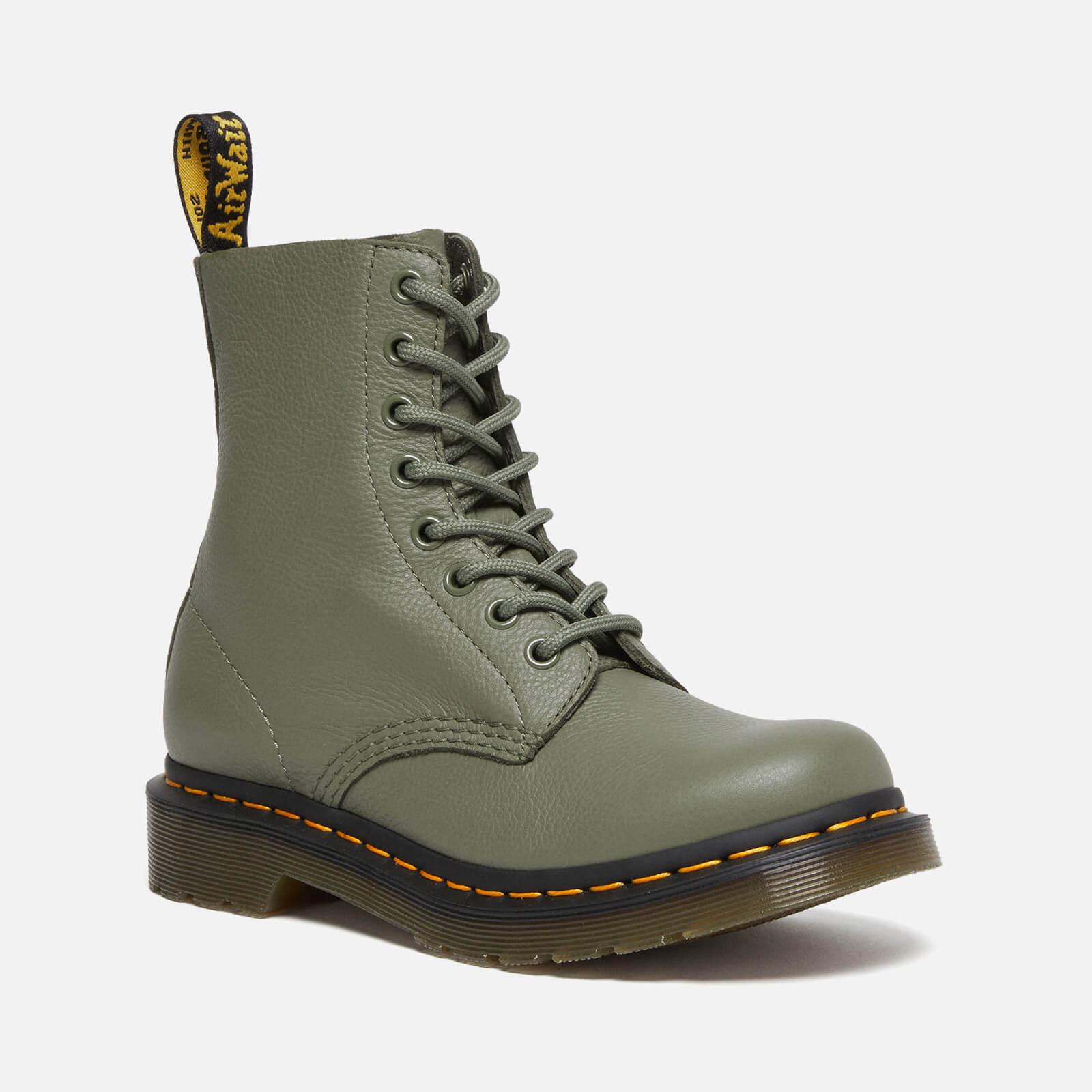 Dr. Martens 1460 Pascal Virginia Leather 8-eye Boots in Green | Lyst Canada