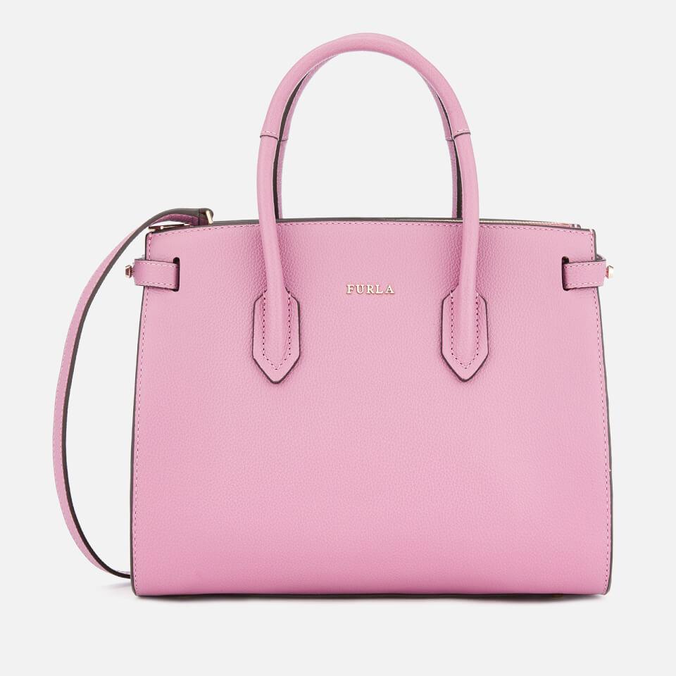 Furla Pin Small Tote Bag in Pink | Lyst