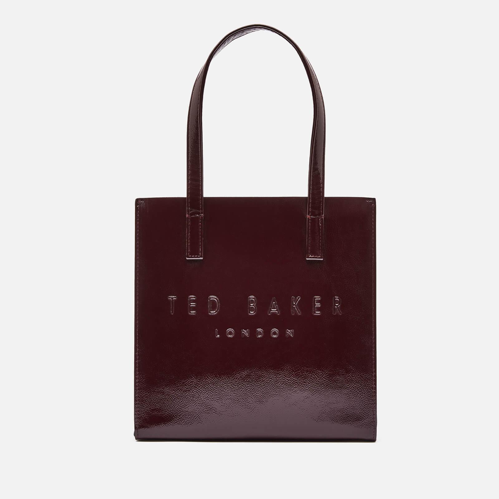 Ted Baker Alicon Crinkle Patent Embossed Small Icon Tote Bag in Red | Lyst