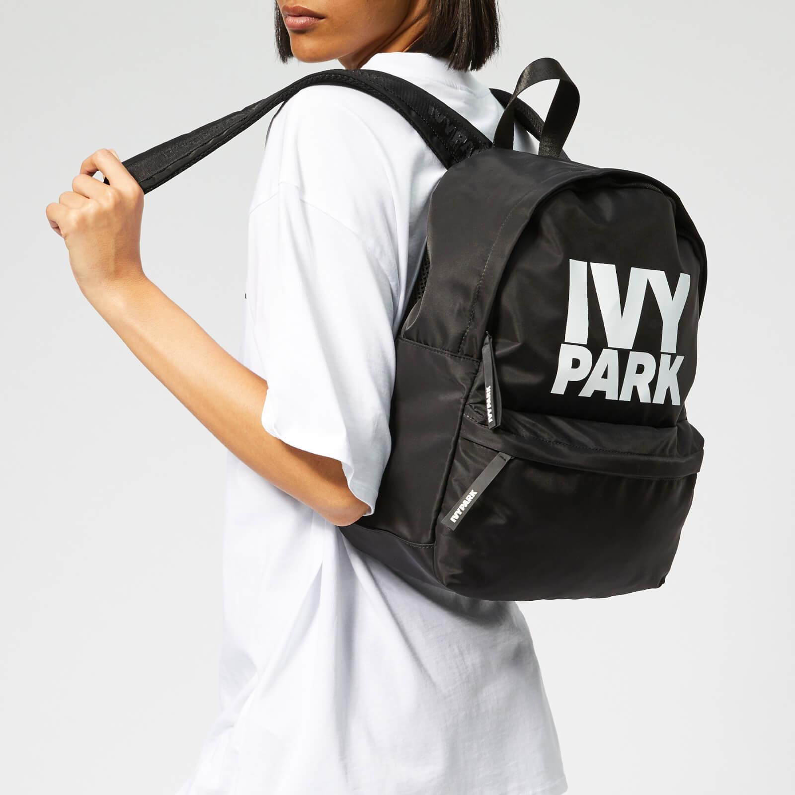 Ivy Park Stacked Logo Backpack in Black | Lyst