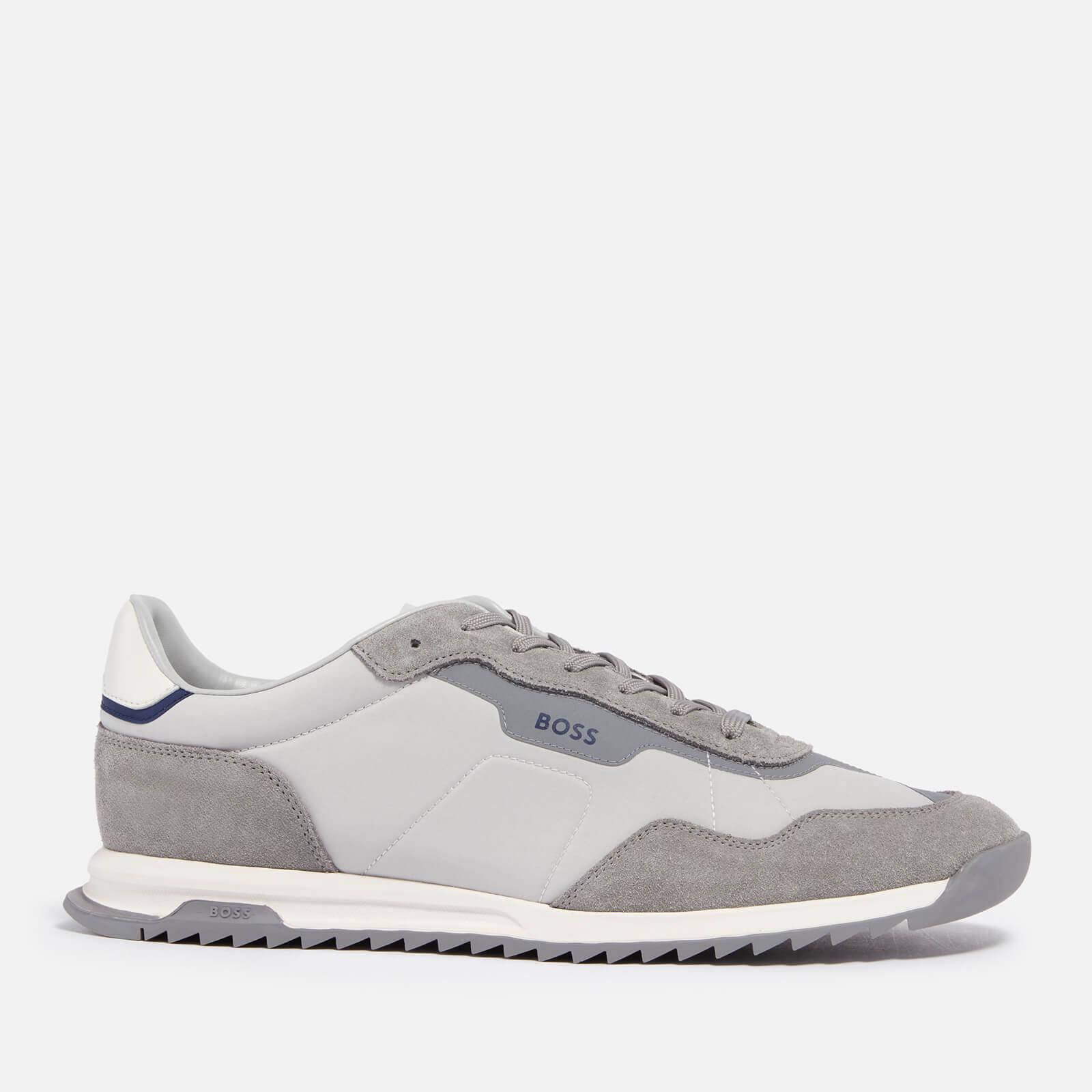 Grey hugo 2024 boss shoes
