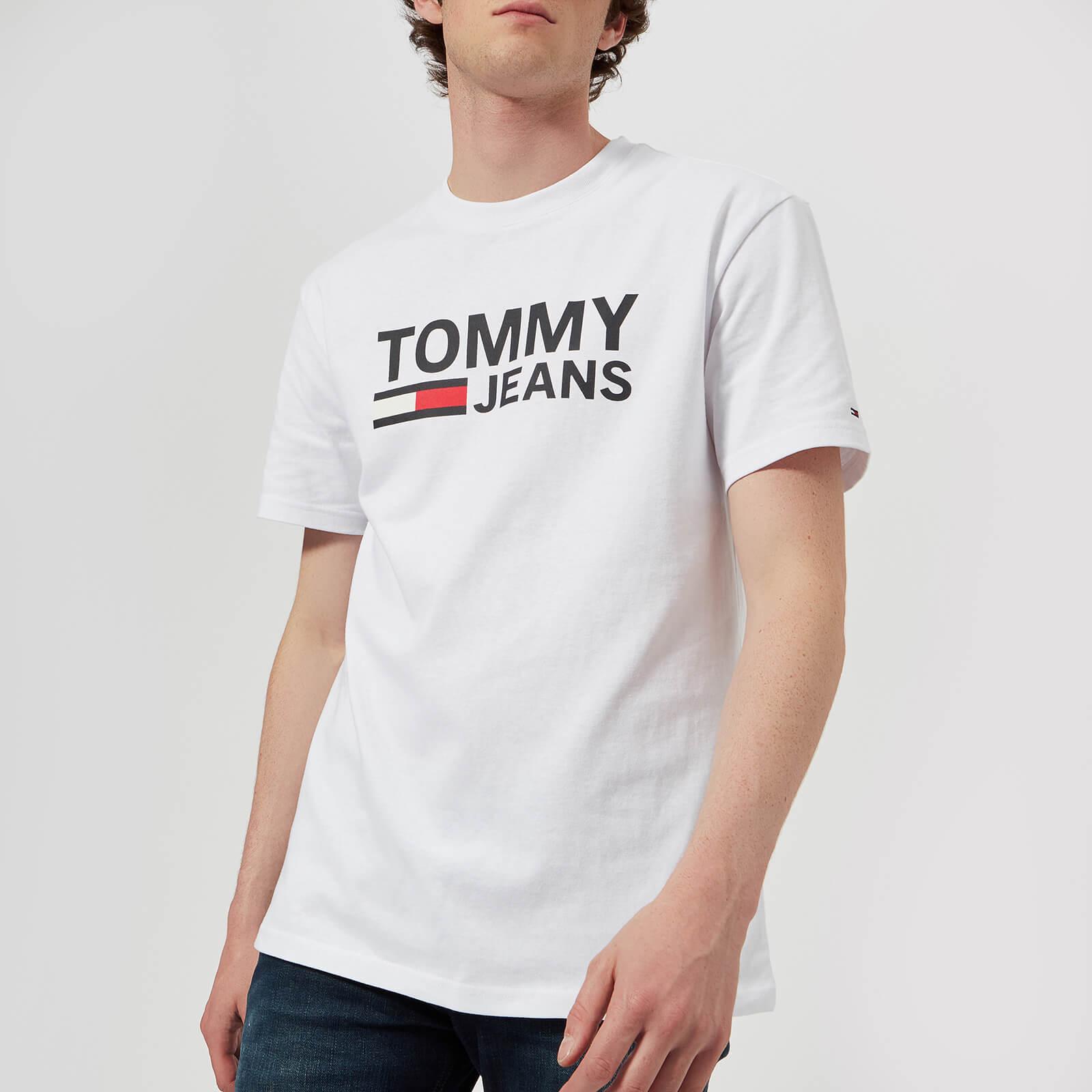 tommy jeans classic logo t shirt