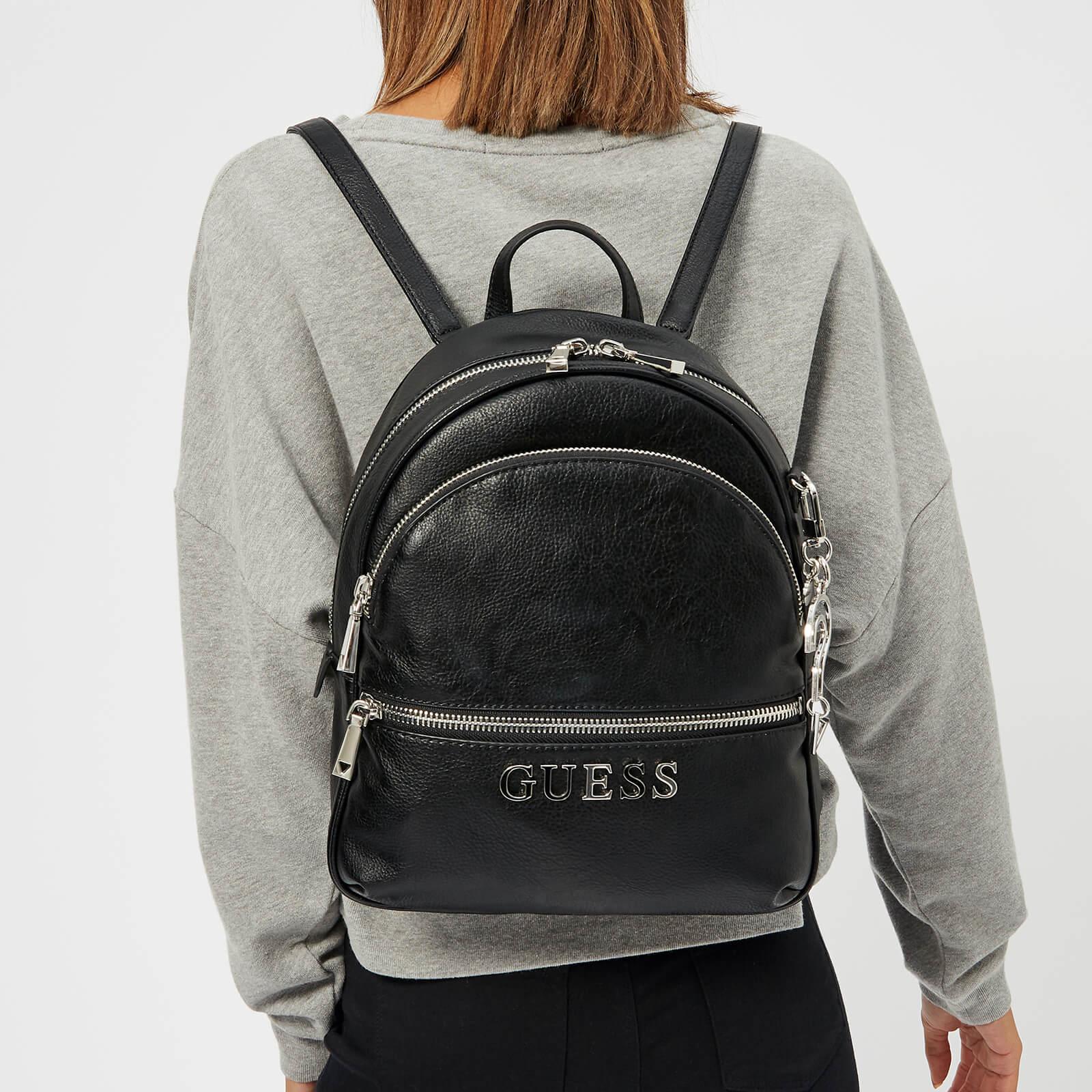 Guess Large Backpack in Black - Lyst