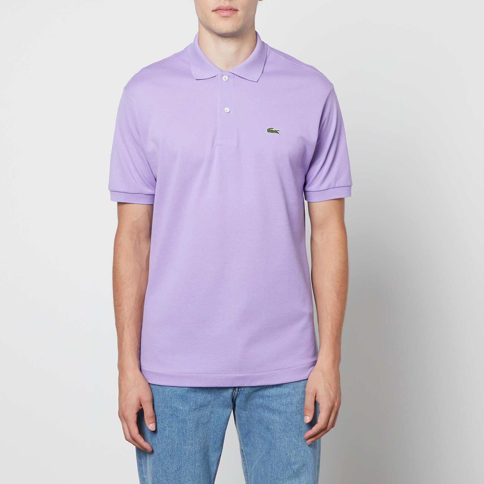 Lacoste Fit Cotton-piqué Polo Shirt in Purple for Men | Lyst UK