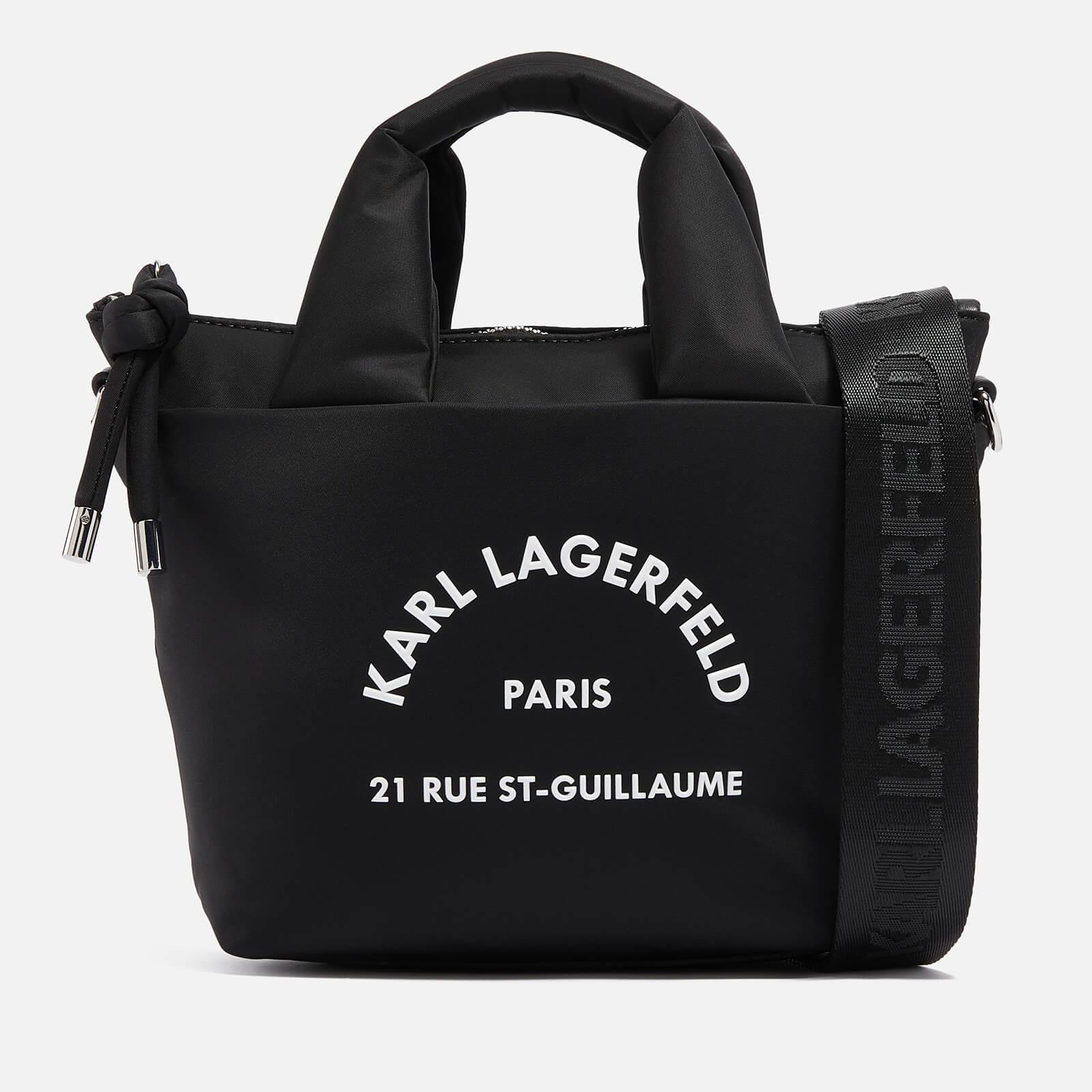 Karl Lagerfeld Interstellar Roller Derby Nylon Small Tote Bag in Black ...