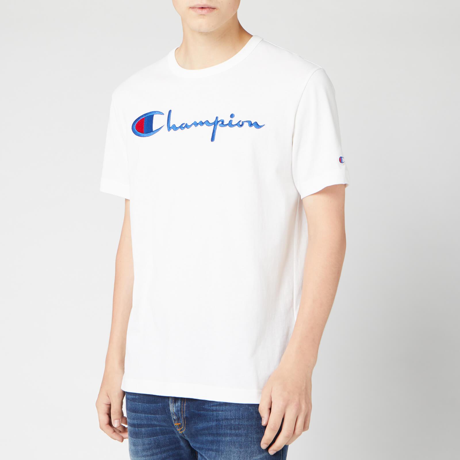 white champion t shirt mens