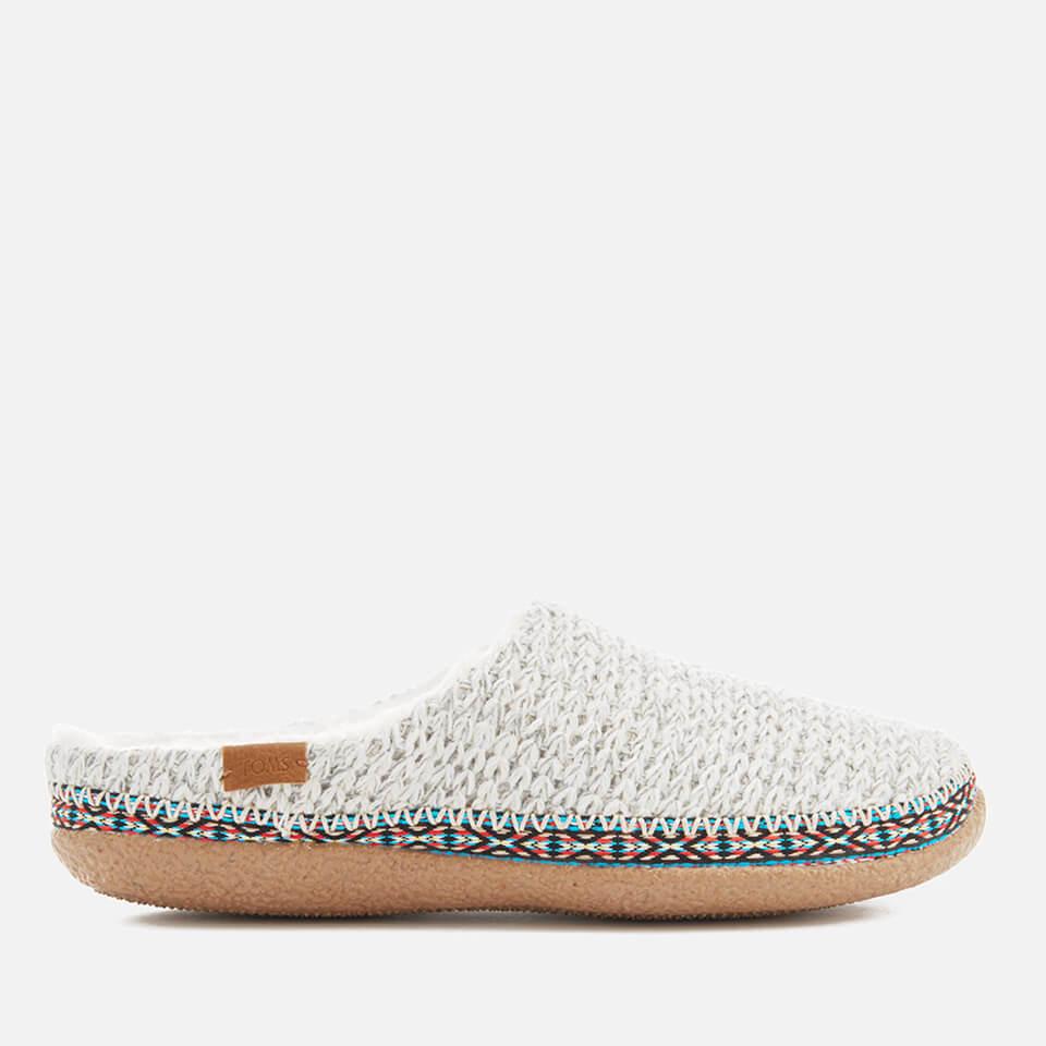 TOMS Wool Ivy Sweater Knit Slippers | Lyst Canada