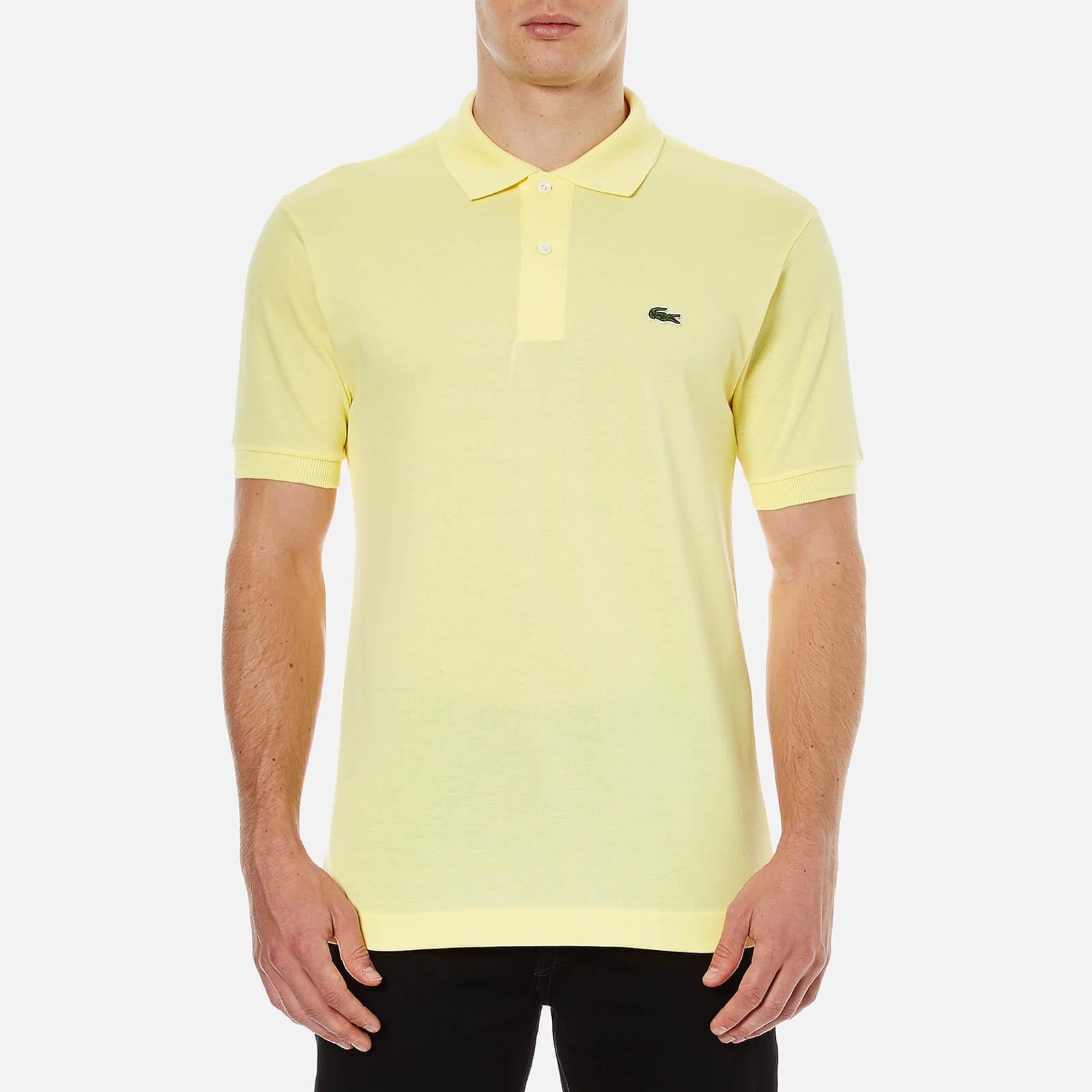 yellow lacoste polo shirt