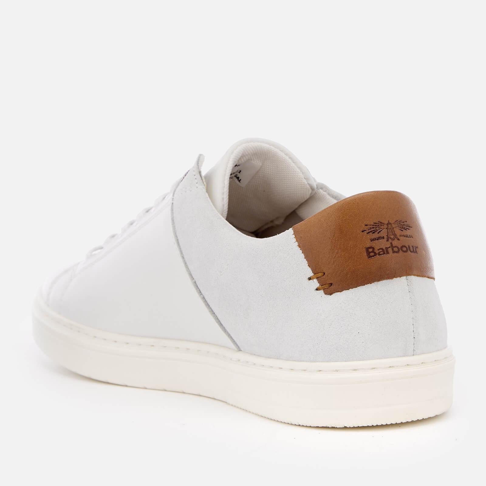 barbour white trainers