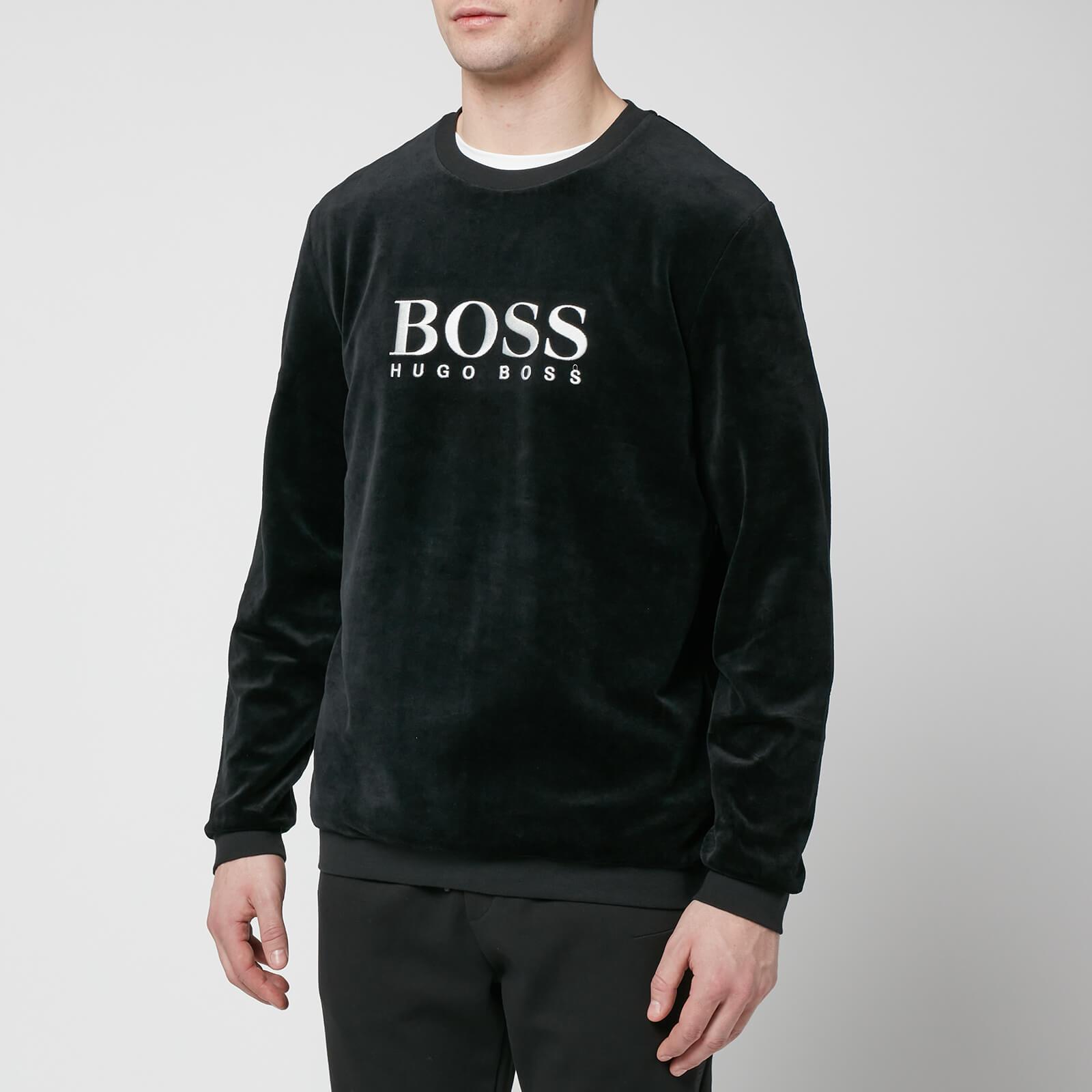 boss bodywear velour sweatshirt