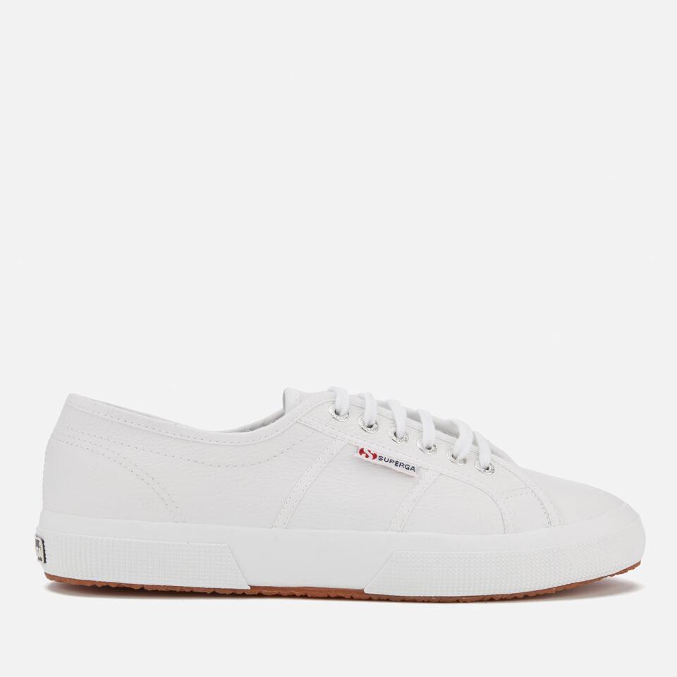 Superga Men's 2750 Fglu Leather Trainers in White - Save 69% - Lyst