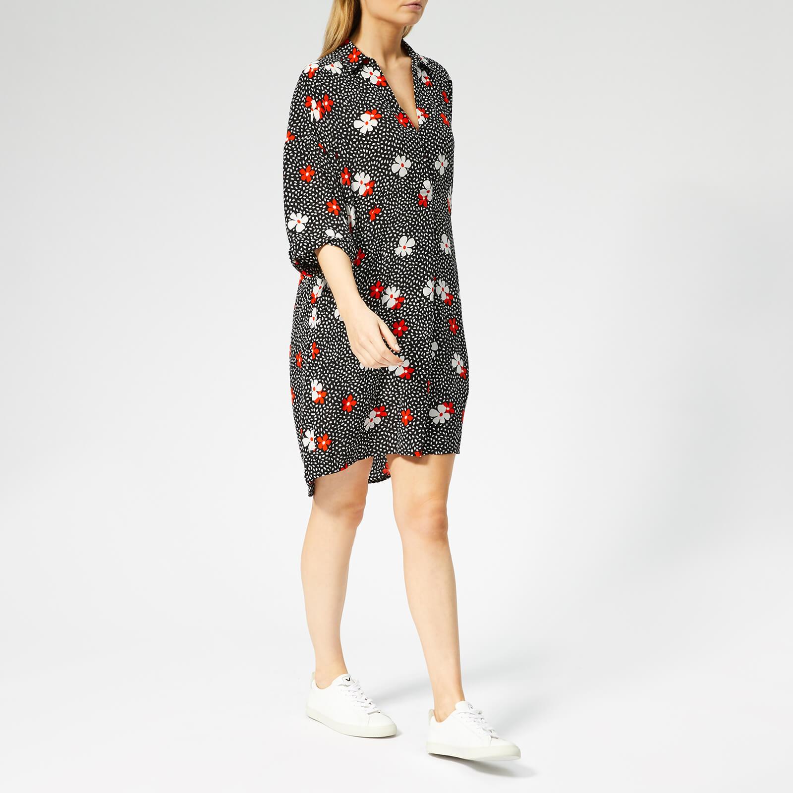 whistles confetti floral shirt dress