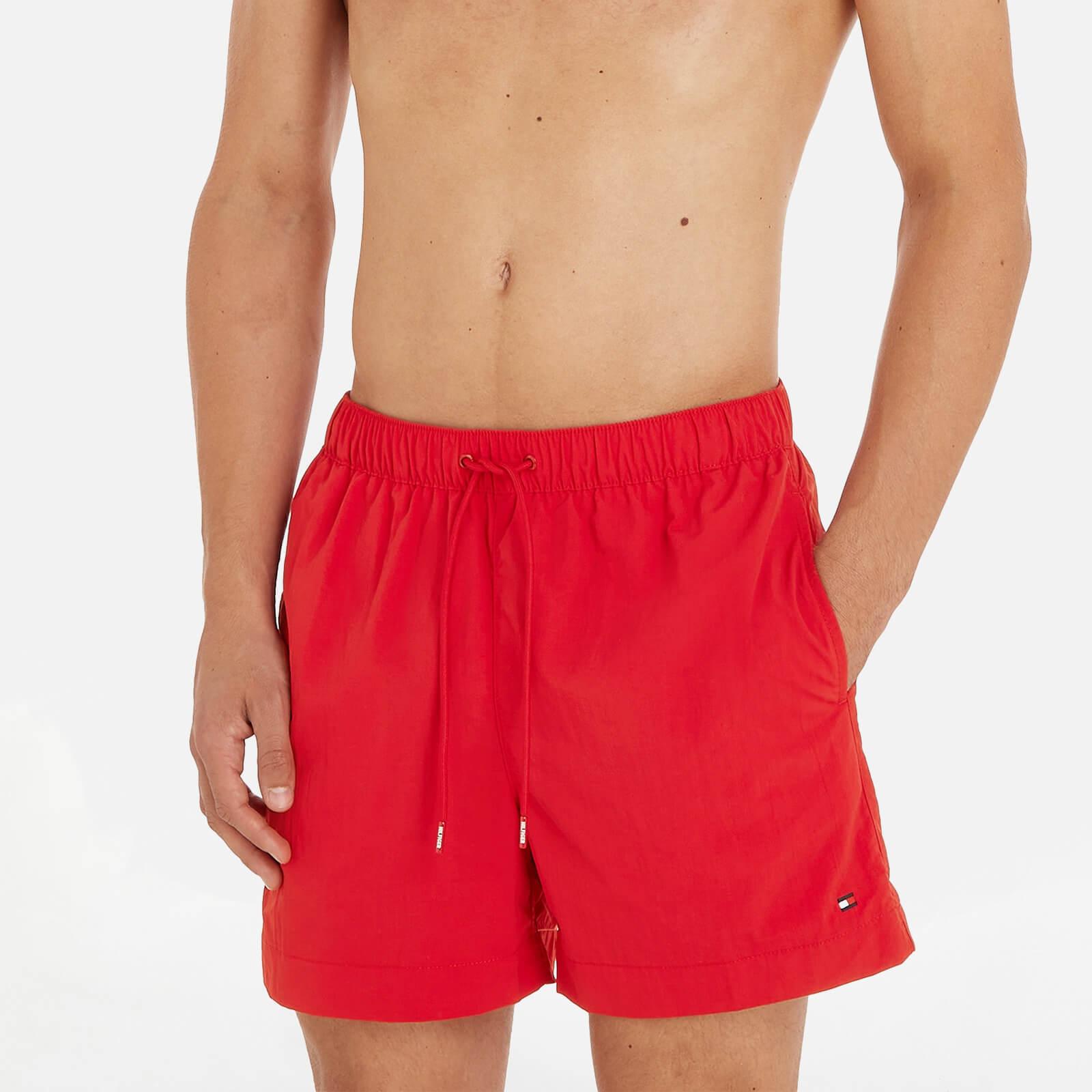 Tommy Hilfiger Nylon Swimming Shorts in Red for Men | Lyst