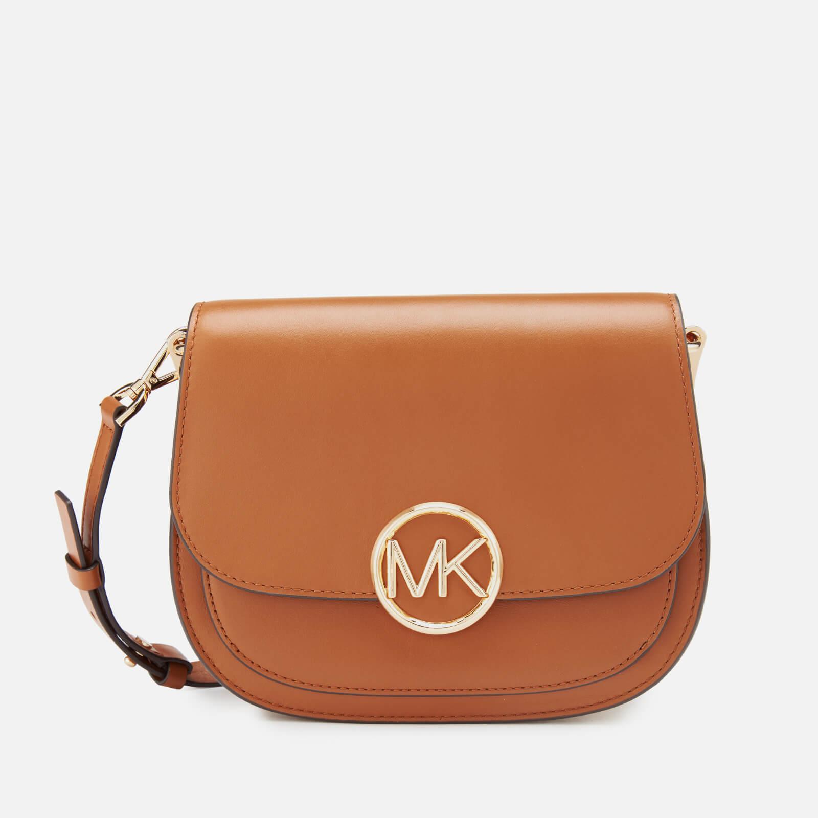 Lyst - MICHAEL Michael Kors Lillie Medium Saddle Messenger Bag in Brown