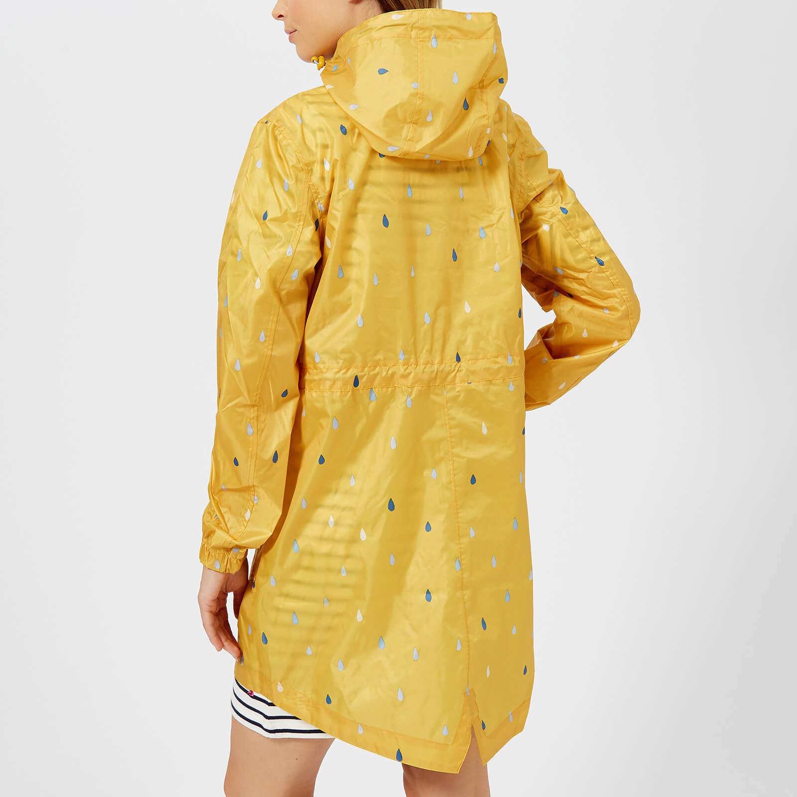 Joules Golightly Waterproof Packaway Coat in Yellow | Lyst Australia