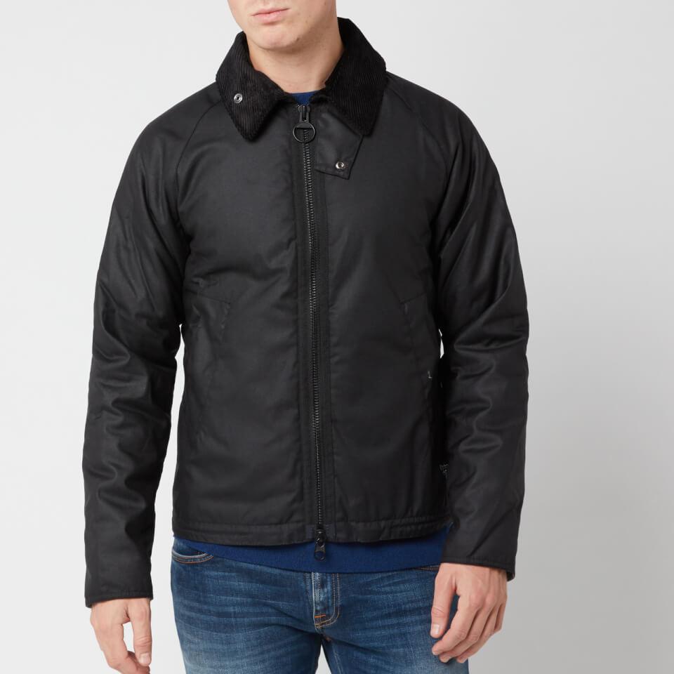 Barbour Cotton Beacon Winter Munro Wax Jacket in Black for Men - Lyst