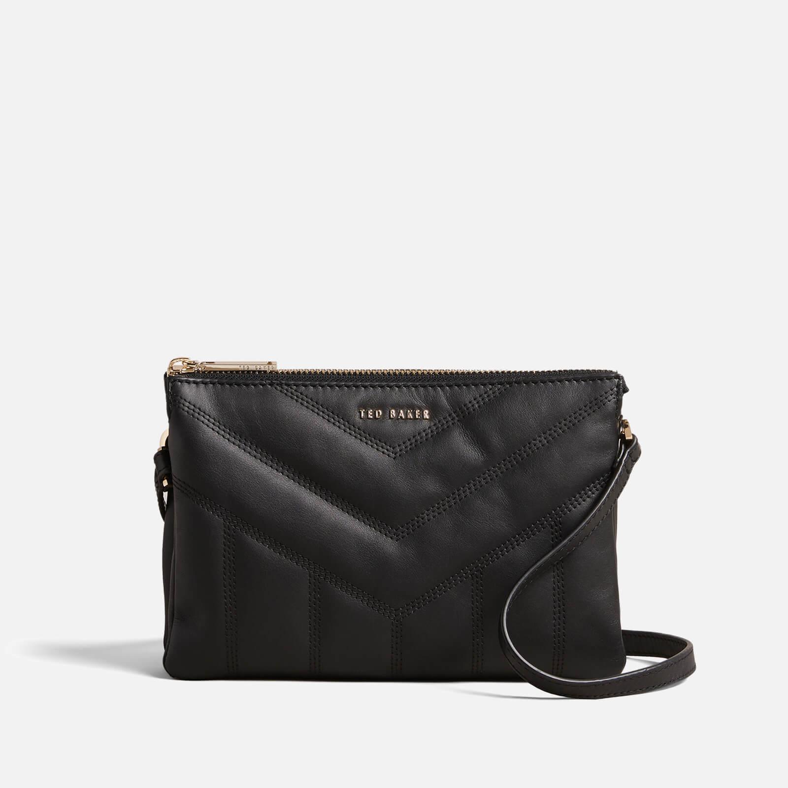 Ted Baker Ayasini Leather Quilted Puffer Cross Body Bag in Black Lyst