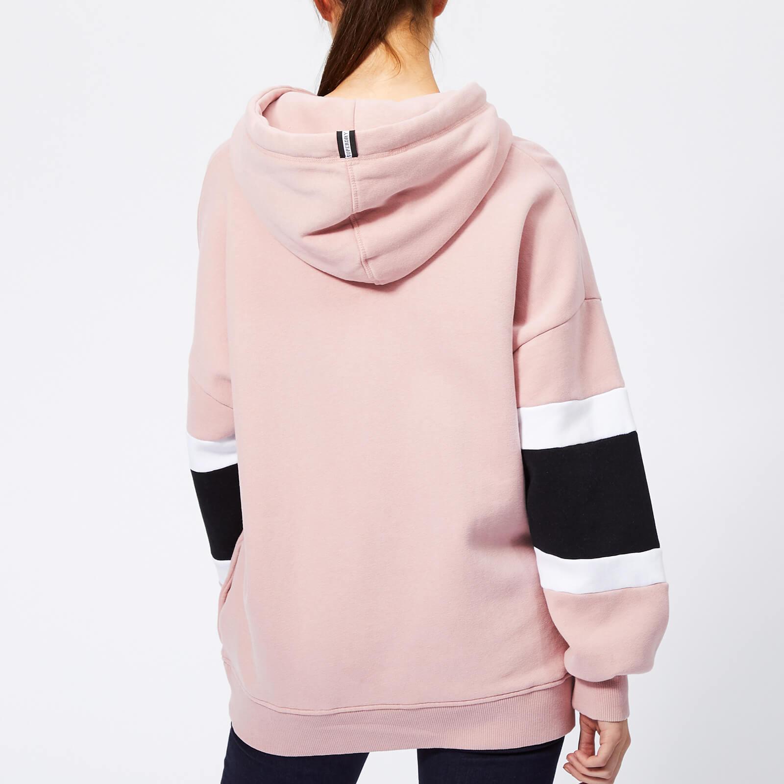 Superdry Denim Brooke Boyfriend Hoodie in Pink - Lyst