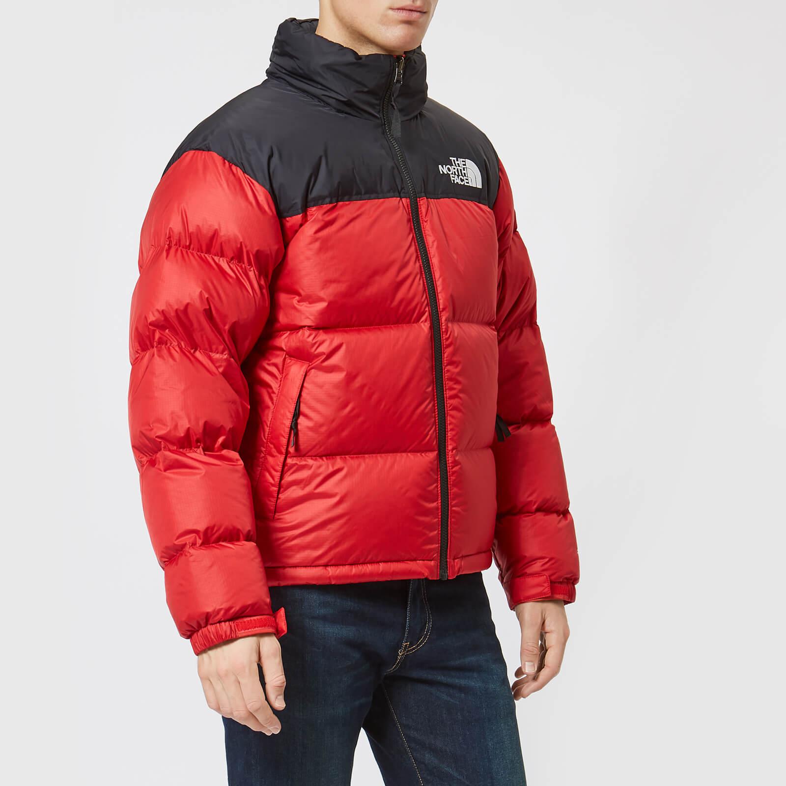 the north face 1996 nuptse red