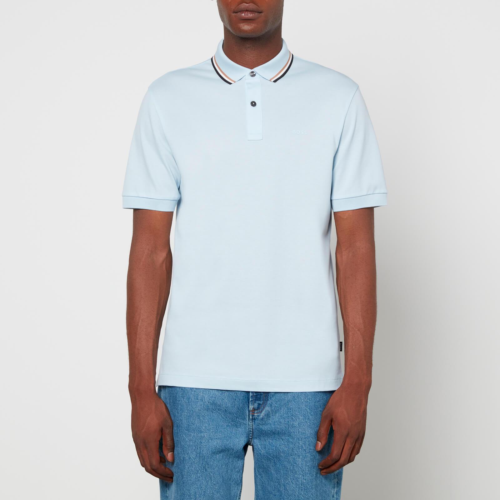 BOSS by HUGO BOSS Smart Casual Cotton-piqué Polo Shirt in Black for Men Mens Clothing T-shirts Polo shirts 
