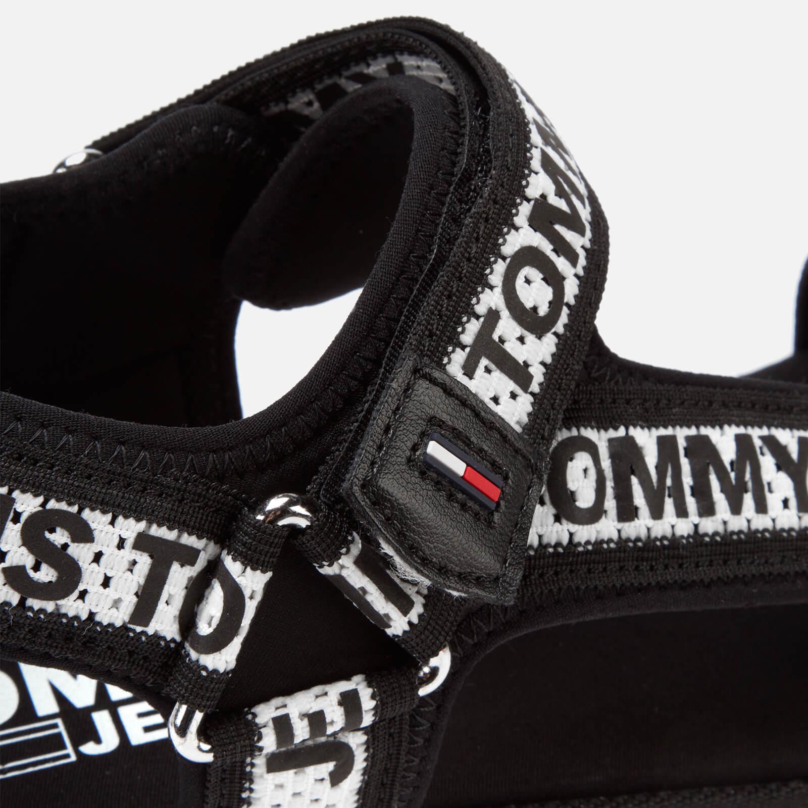 Tommy Hilfiger Denim Black Mesh Web Sporty Sandals | Lyst Tommy Hilfiger Denim Black Mesh Web Sporty Sandals | Lyst