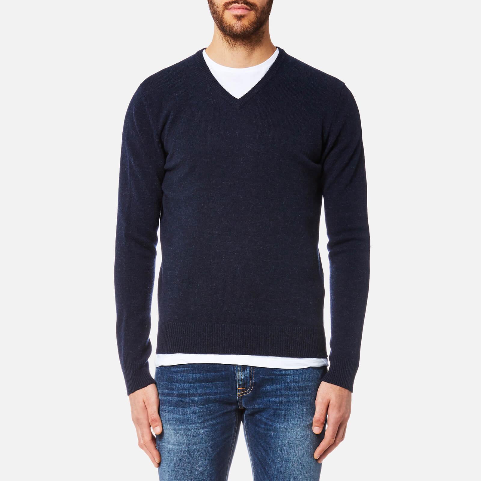 hackett v neck jumper