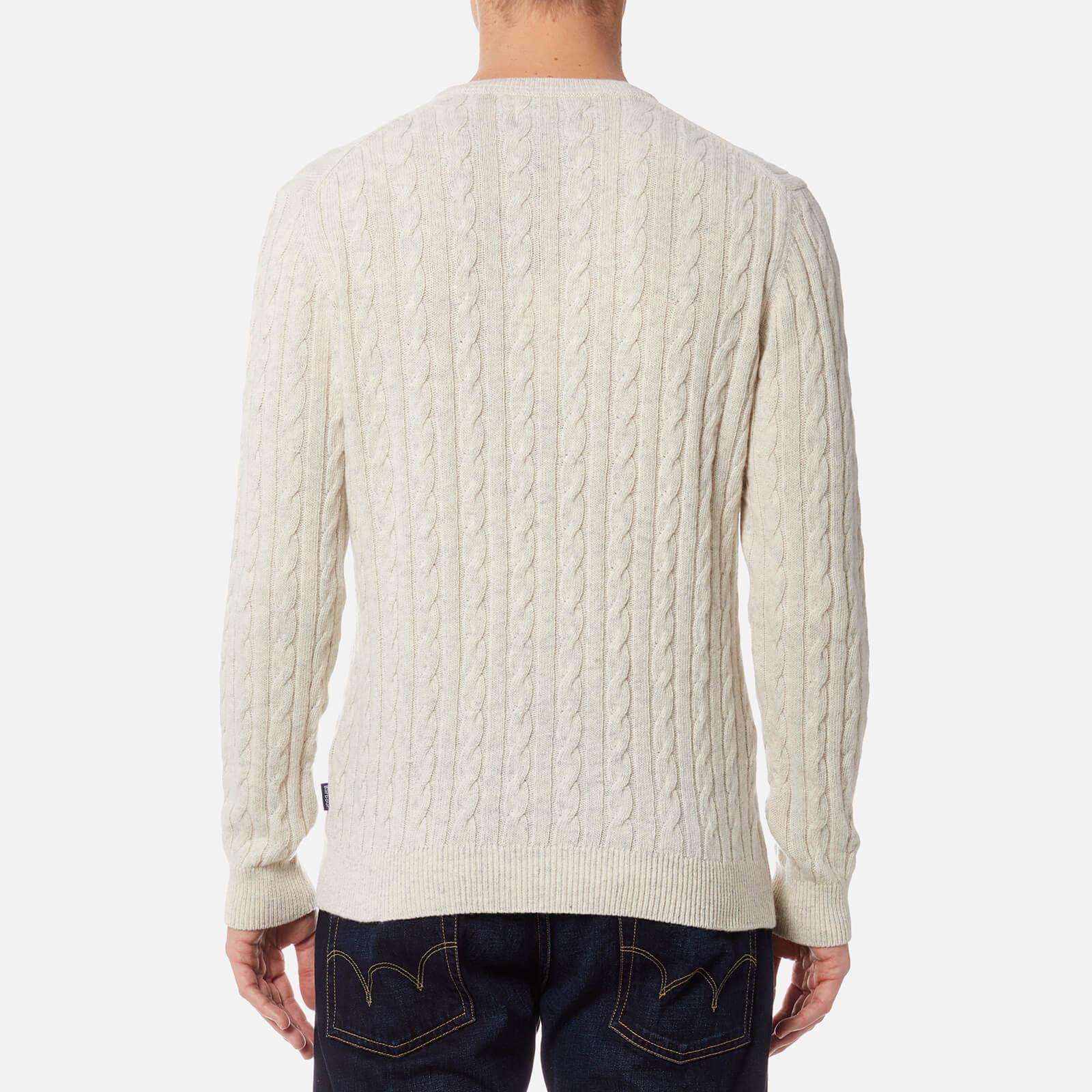 barbour sanda cable knit jumper