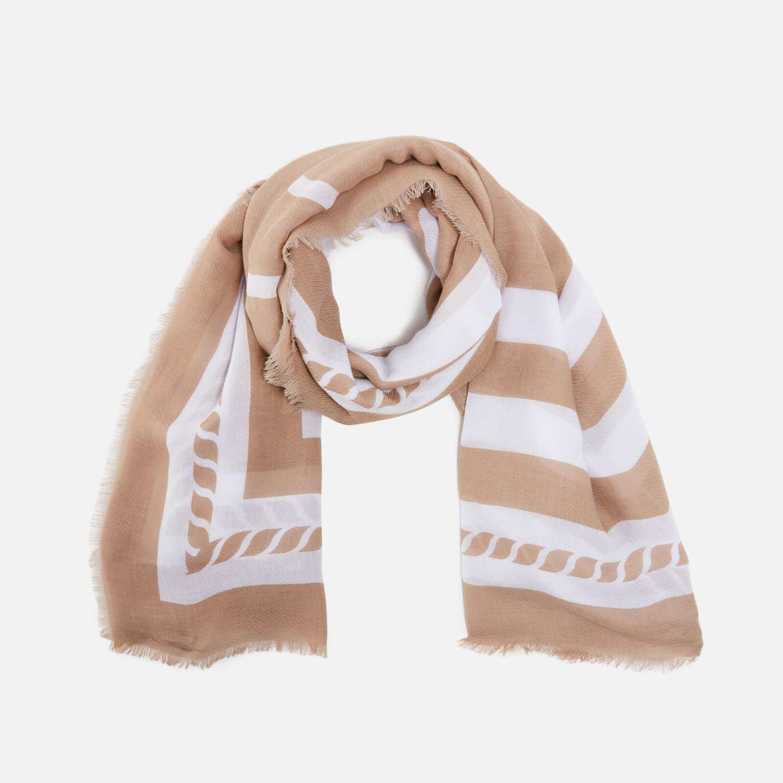 Tommy Hilfiger Coast Cotton And Modal-blend Square Scarf in Pink | Lyst