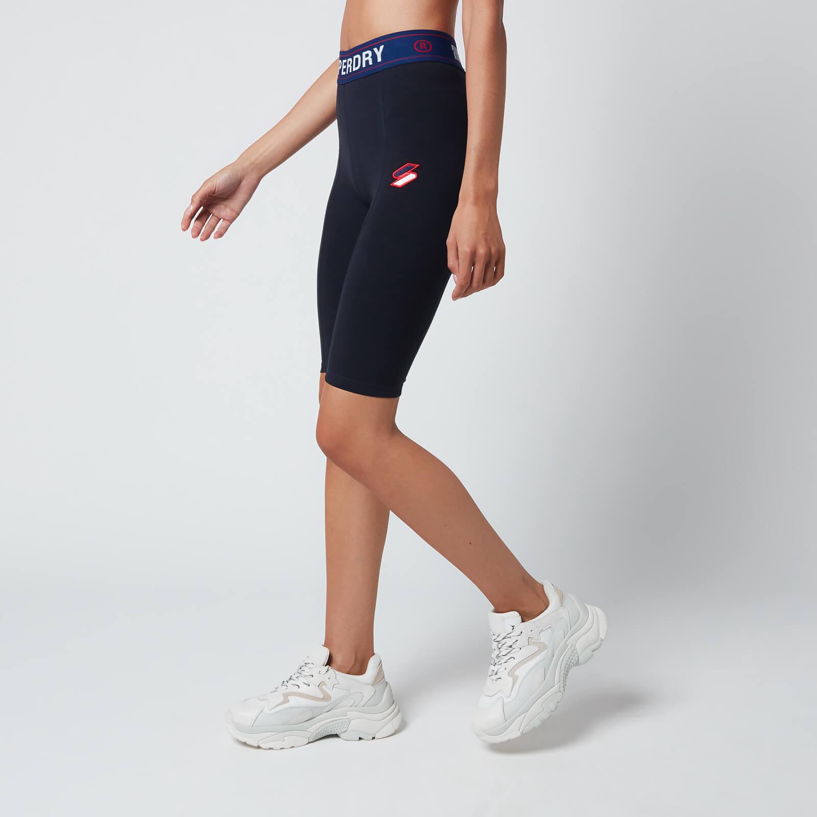 Superdry Cotton Sportstyle Essential Cycling Shorts in Blue - Lyst