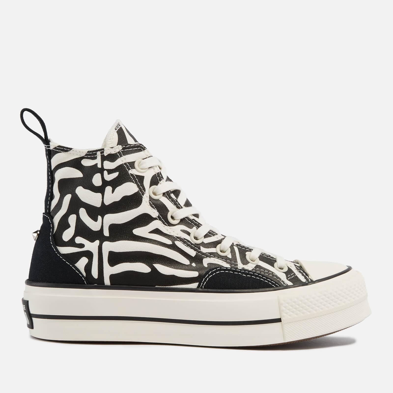 Converse Chuck Taylor All Star Animalier Canvas Hi-top Trainers in Black |  Lyst Australia
