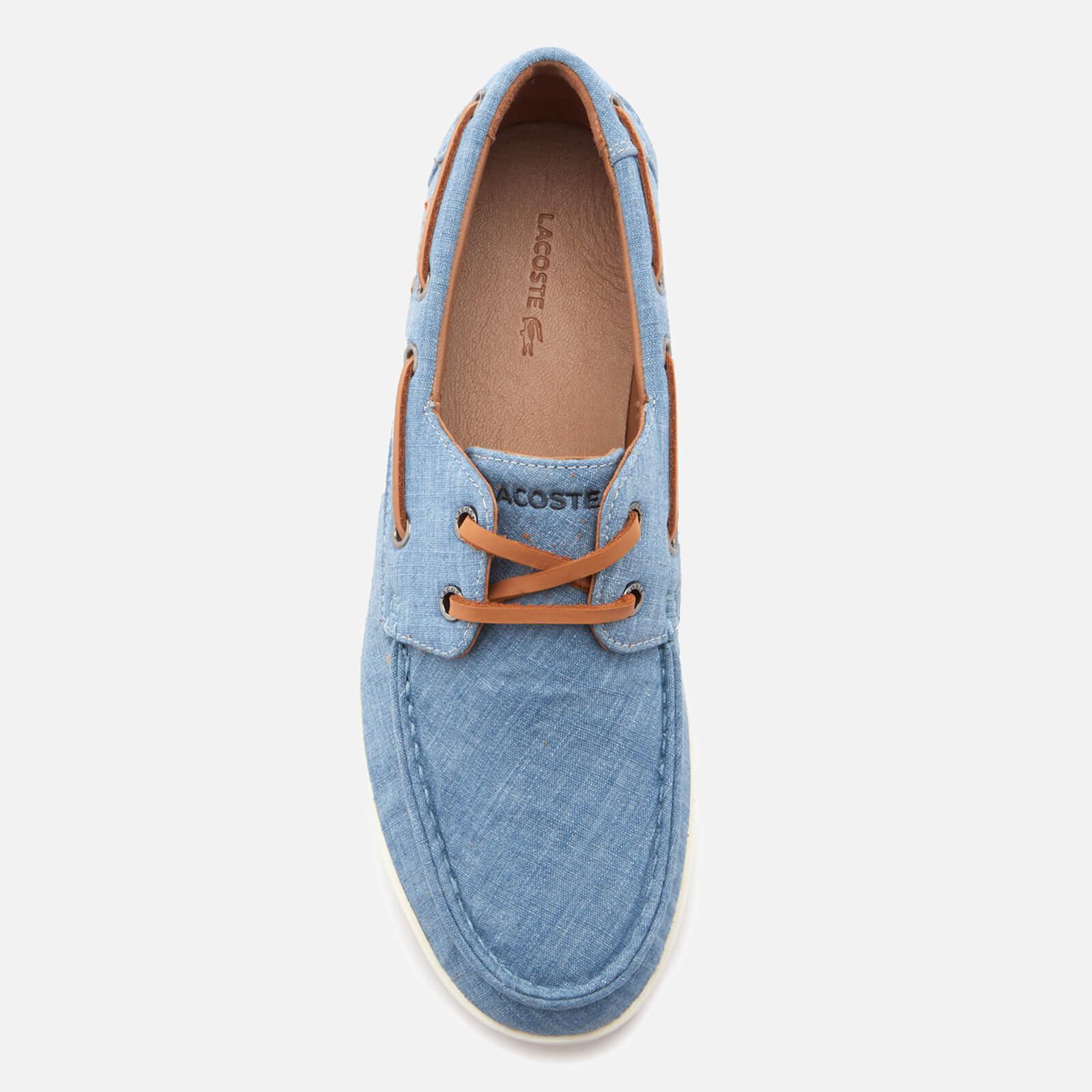 Lacoste Keellson Boat Shoes in Blue for Men - Lyst