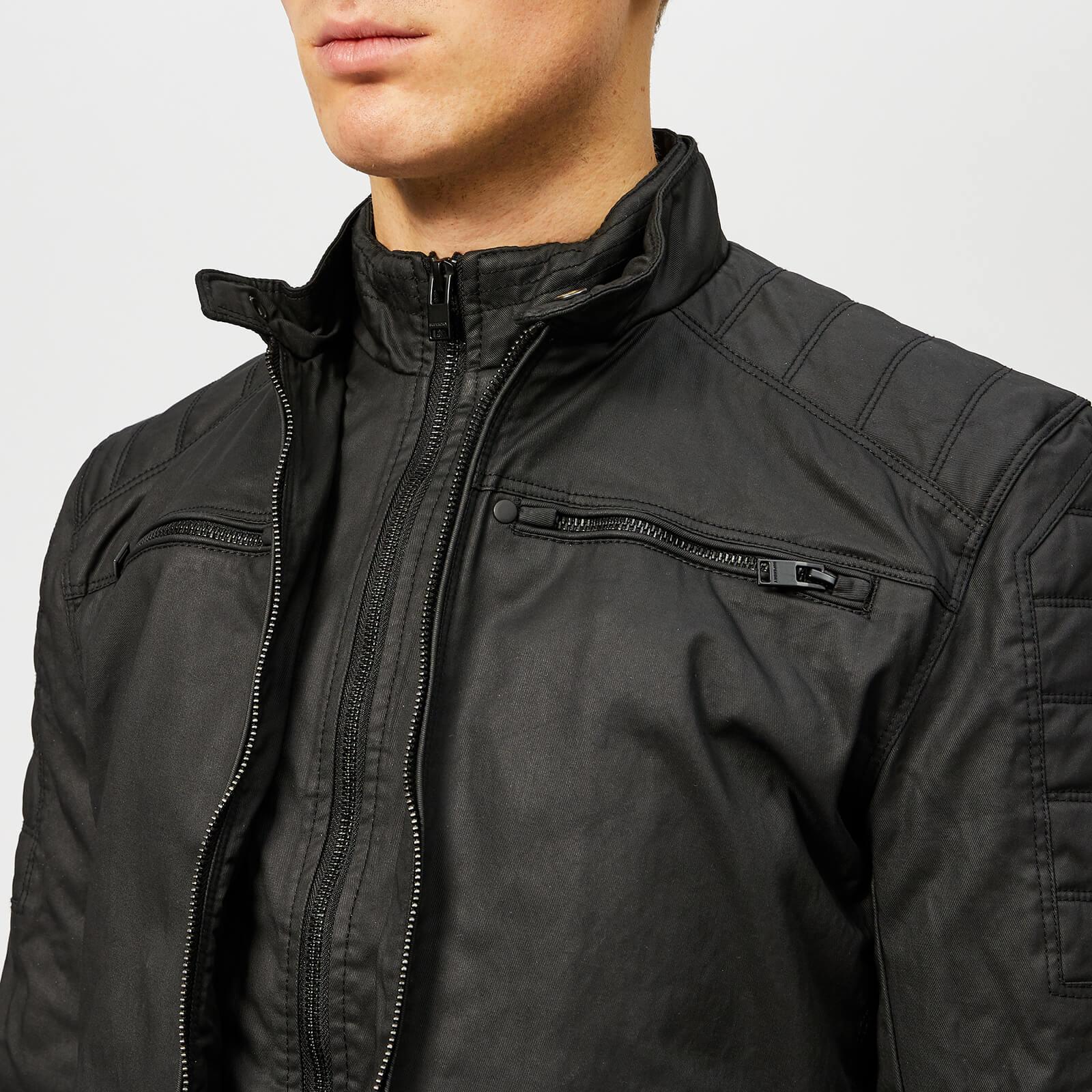 Superdry Carbon Biker Jacket in Black for Men | Lyst Australia