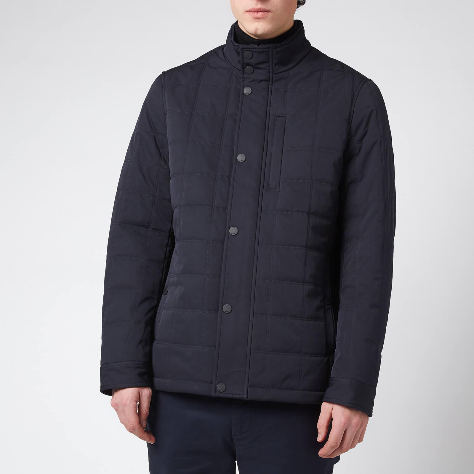 ted baker trent quilted jacket navy