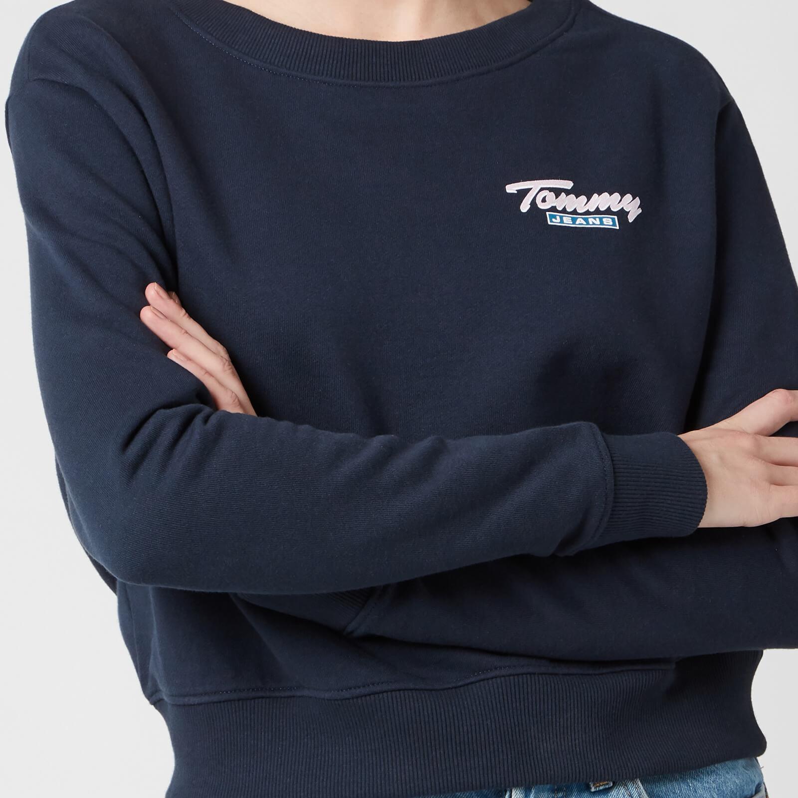 Tommy Hilfiger Denim Tjw Branded Back Rib Crew Sweatshirt in Blue - Lyst