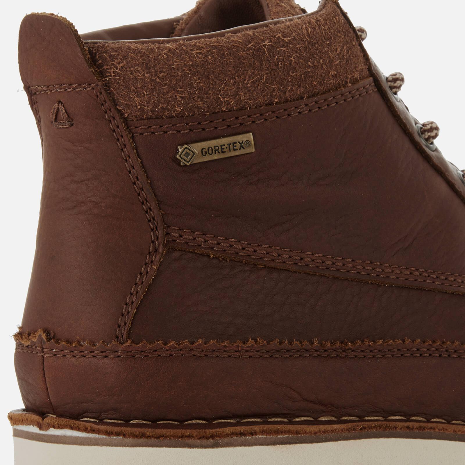 clarks leather lace up boots
