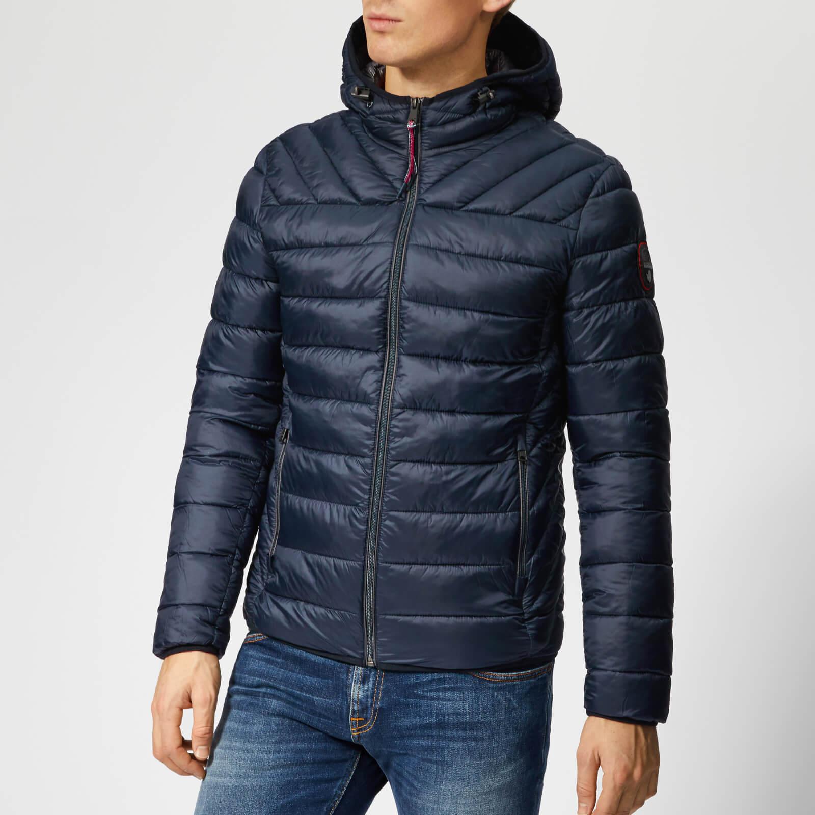puffer jacket aerons hood napapijri