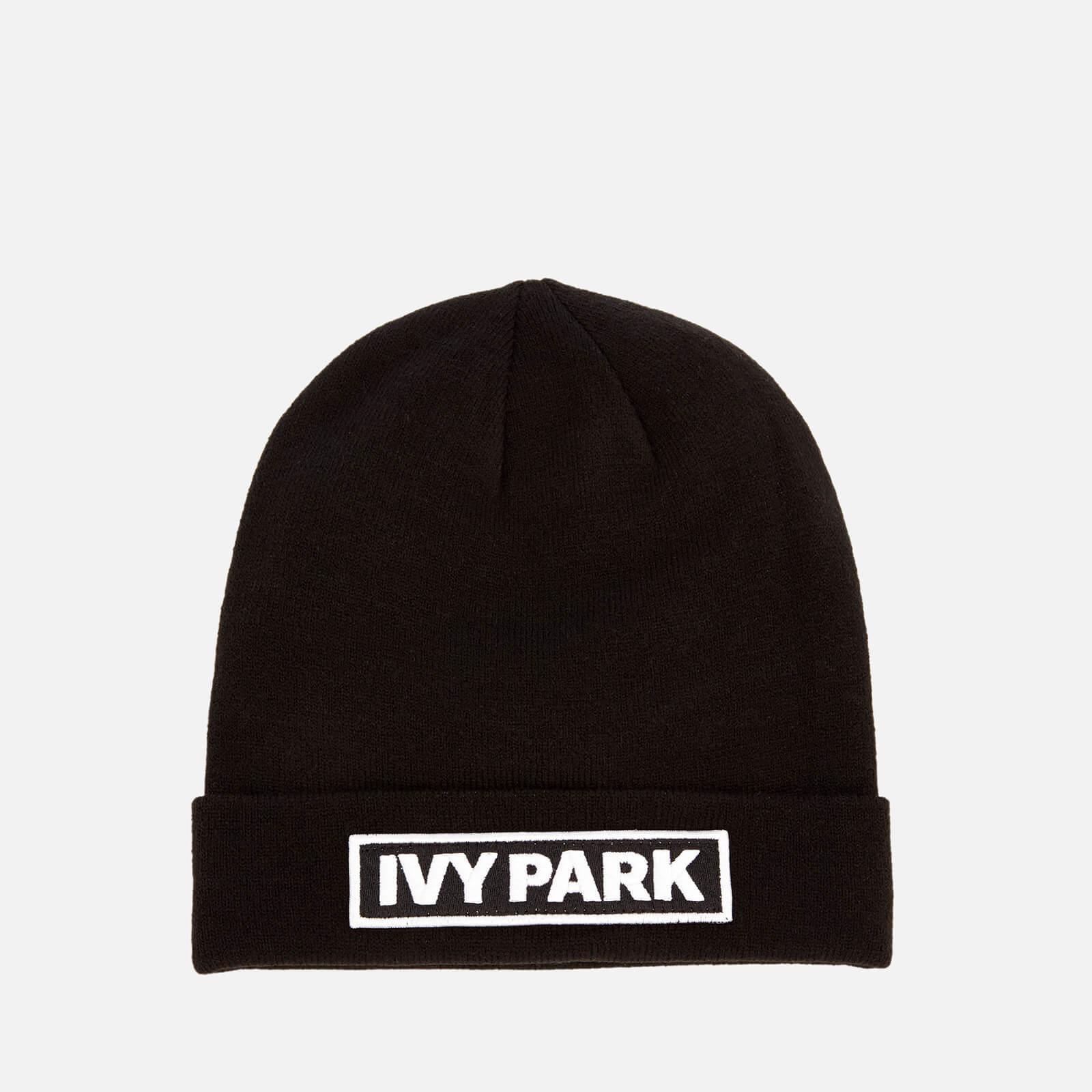 Ivy Park Badge Logo Beanie in Black 