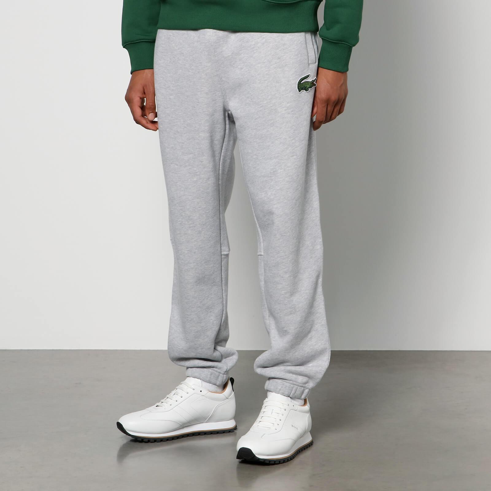 Lacoste Tracksuit Cotton-jersey Trousers in Gray for Men | Lyst