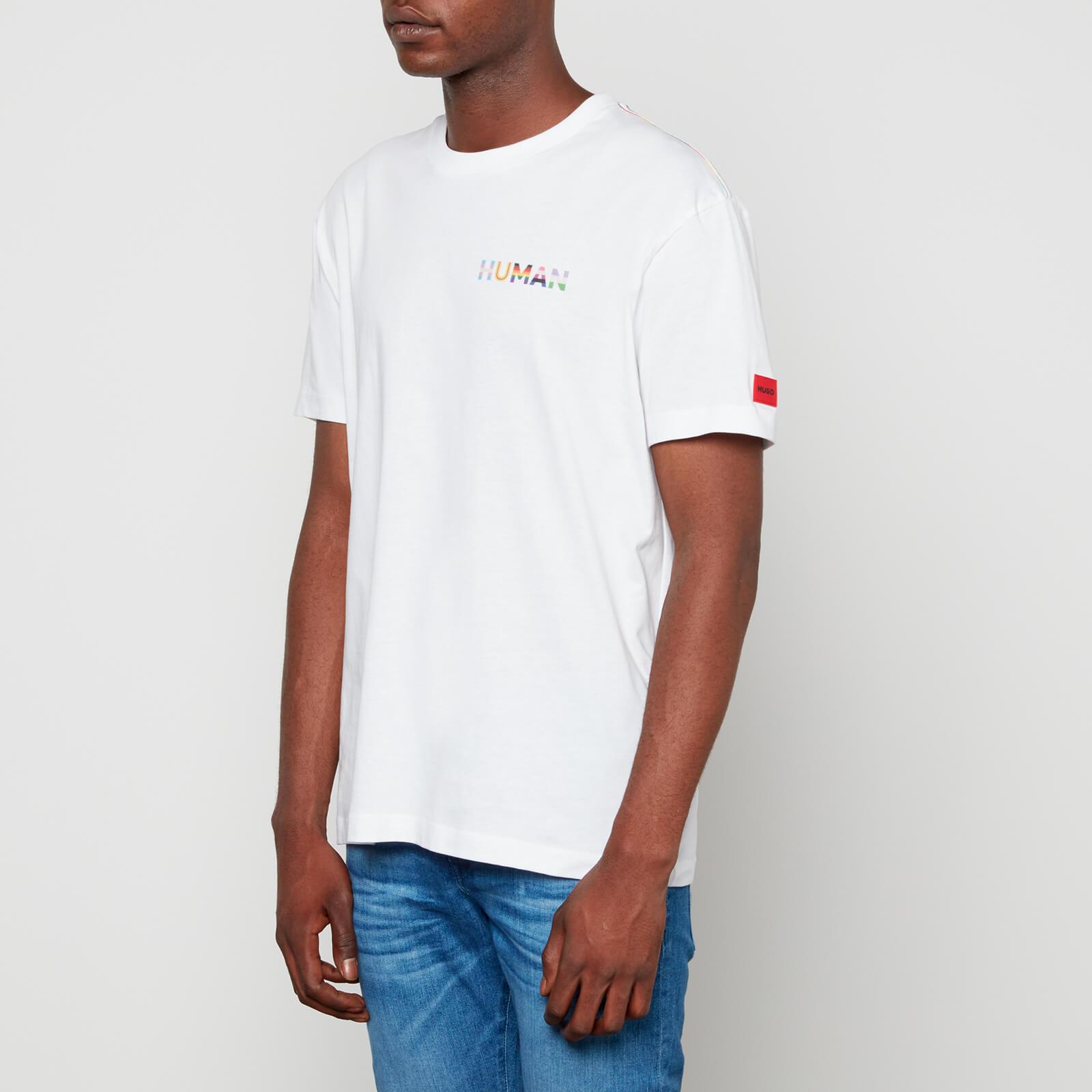 HUGO Dain T-shirt in White for Men | Lyst