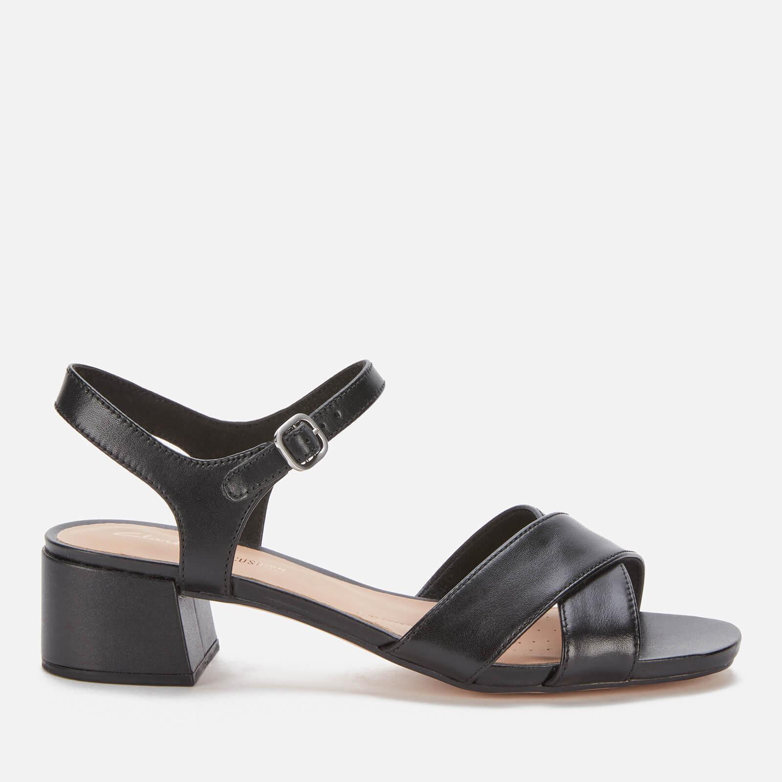 clarks black patent sandals