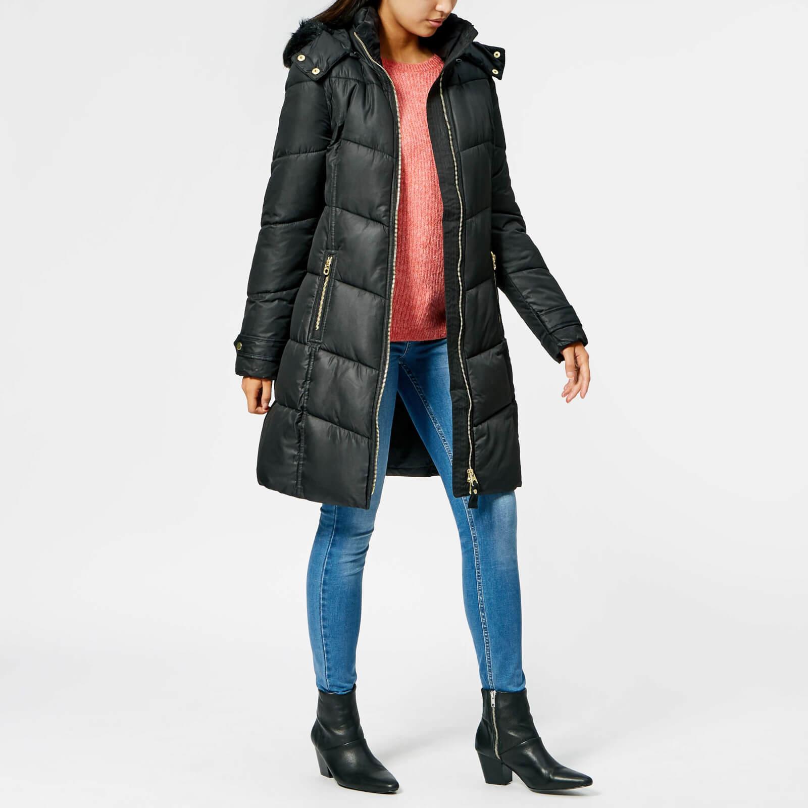 Joules Snowbury Joules Black Puffer Coat Joules Snowbury Padded
