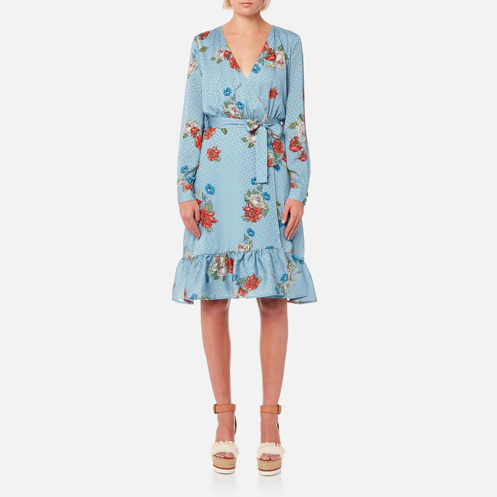 gestuz uriel wrap dress